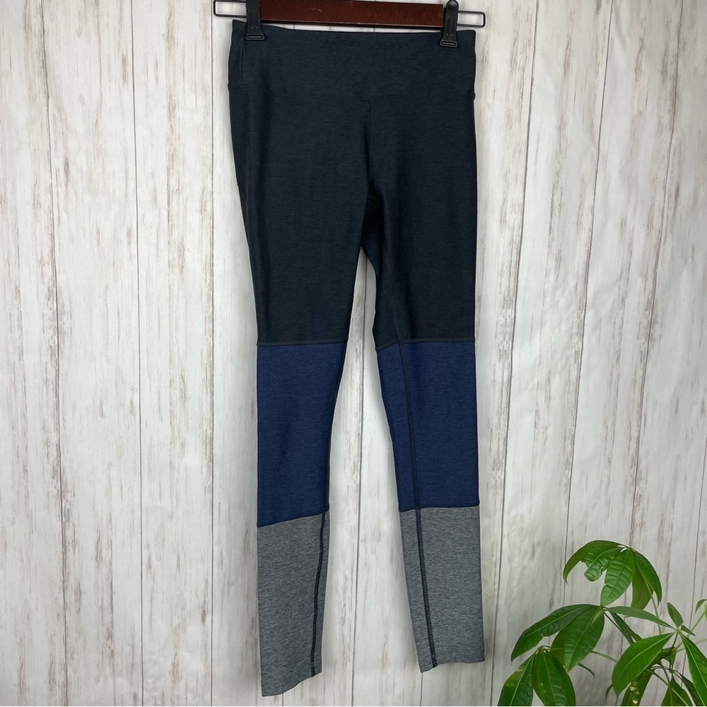 Outdoor Voices Gray blue Colorblock Leggings XS